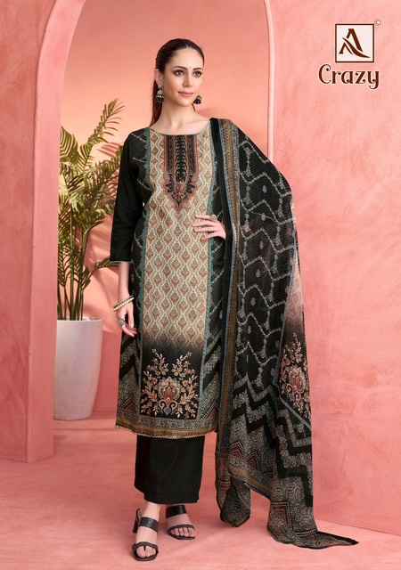 Alok Crazy Viscouse Salwar Kameez Wholesale Price ( 6 Pcs Catalog )