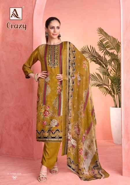 Alok Crazy Viscouse Salwar Kameez Wholesale Price ( 6 Pcs Catalog )