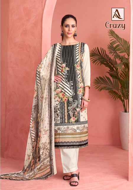 Alok Crazy Viscouse Salwar Kameez Wholesale Price ( 6 Pcs Catalog )