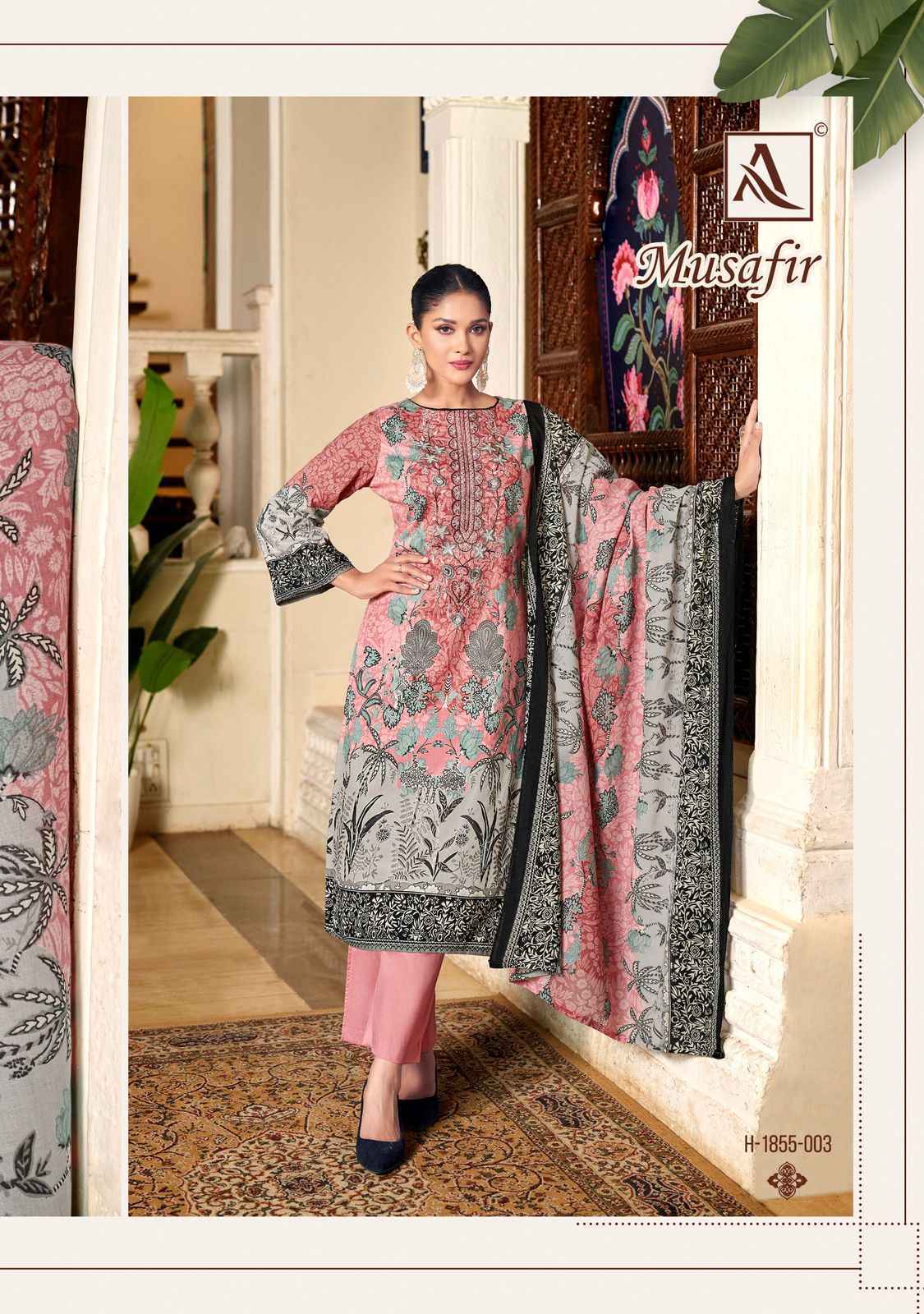 Alok Musafir Cotton Salwar Kameez Wholesale Price ( 8 Pcs Catalog )