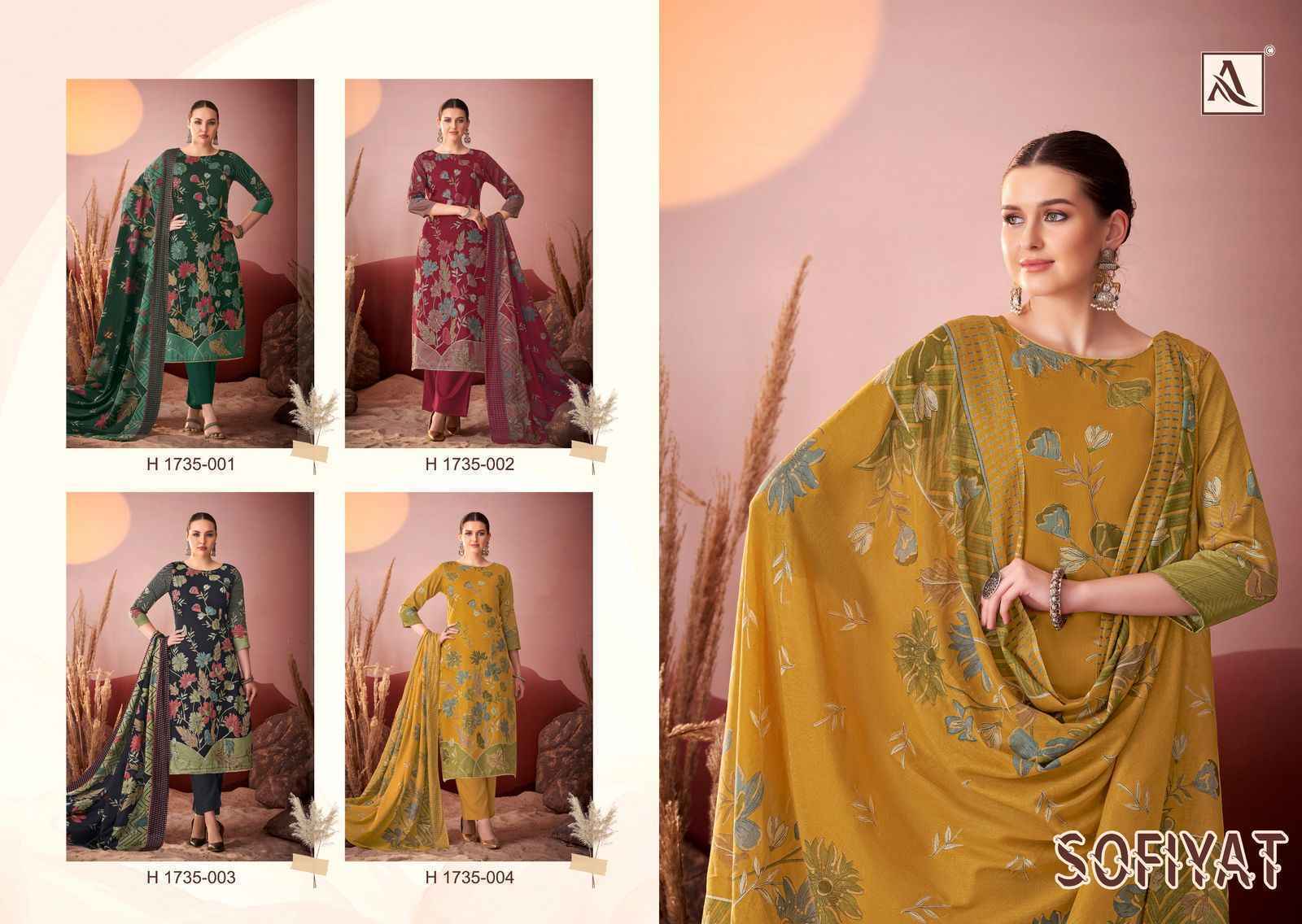 Alok Sofiyat Zam Salwar Kameez Wholesale price ( 4 Pcs Catalog )