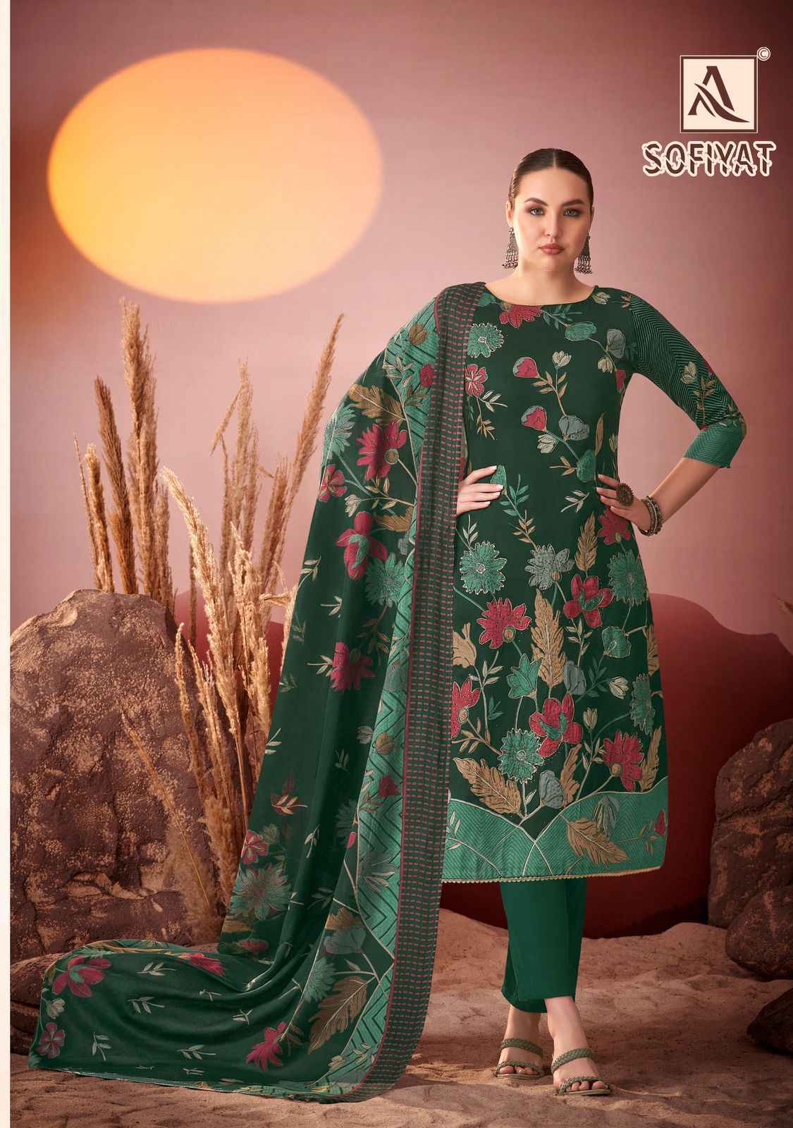 Alok Sofiyat Zam Salwar Kameez Wholesale price ( 4 Pcs Catalog )