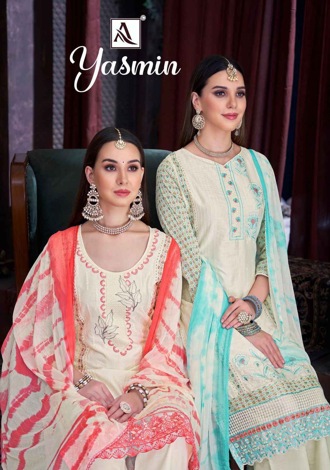 Alok Yasmin Jam Cotton Salwar Kameez Wholesale Price ( 4 Pcs Catalog )