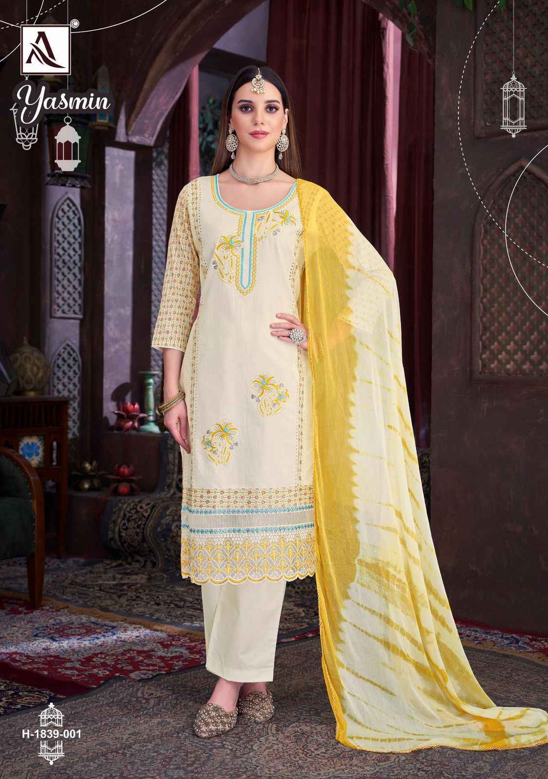 Alok Yasmin Jam Cotton Salwar Kameez Wholesale Price ( 4 Pcs Catalog )