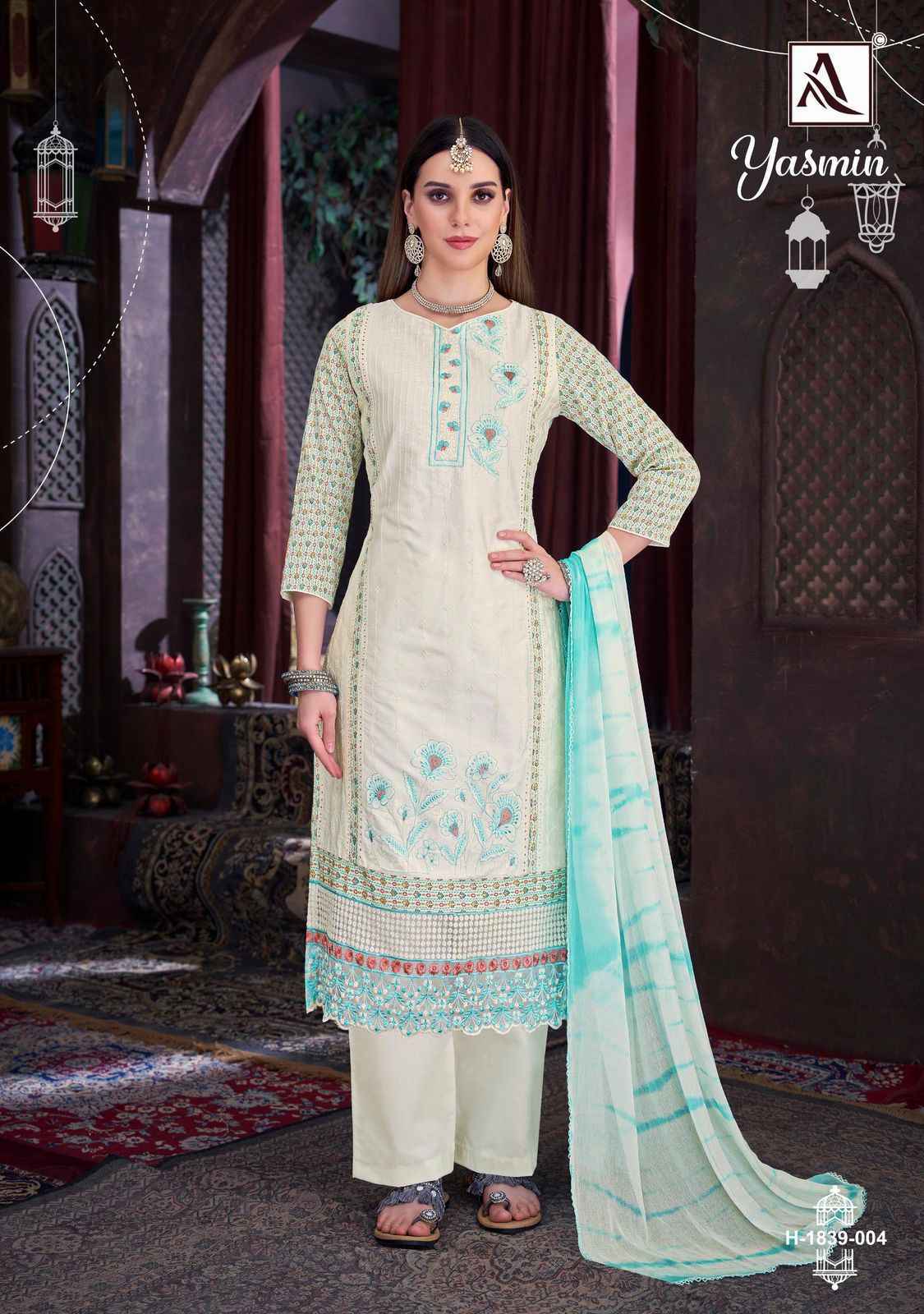 Alok Yasmin Jam Cotton Salwar Kameez Wholesale Price ( 4 Pcs Catalog )