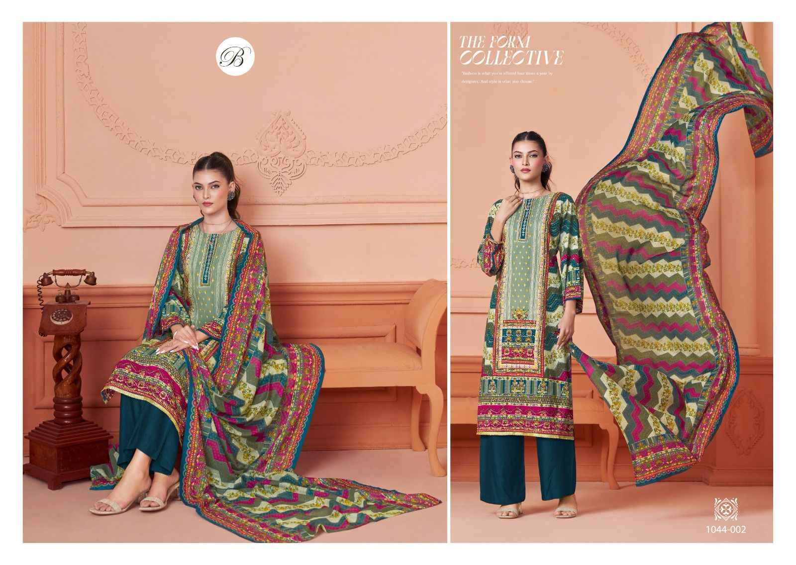 Belliza Designer Afreen Wholesale Viscouse Reyon Dress Material ( 6 pcs Catalogue )
