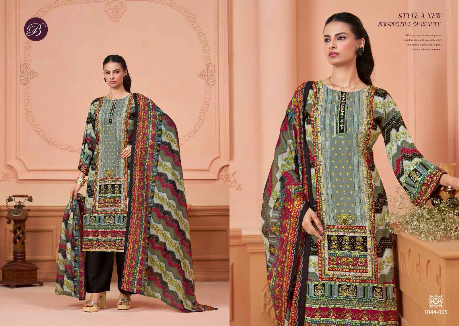 Belliza Designer Afreen Wholesale Viscouse Reyon Dress Material ( 6 pcs Catalogue )