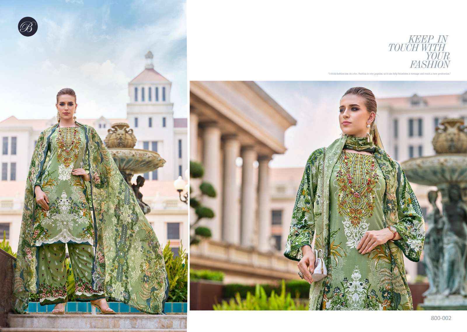 Belliza Designer Dilshad Vol 3 Viscose Rayon Dress Material - Surat Wholesale Market ( 8 pcs Catalogue )