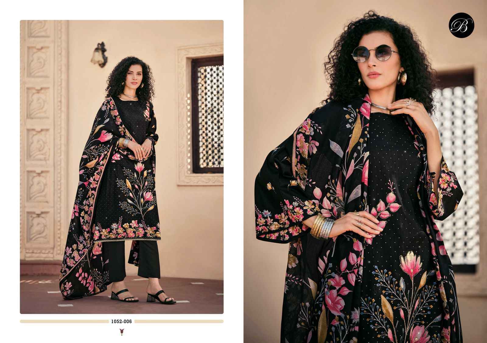 Belliza Designer Raazi Wholesale Cotton Dress Material ( 8 pcs Catalogue )