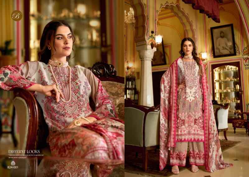 Belliza Dilshad Vol 4 Suits New Catalog Wholesale Price ( 8 Pcs Catalogue )