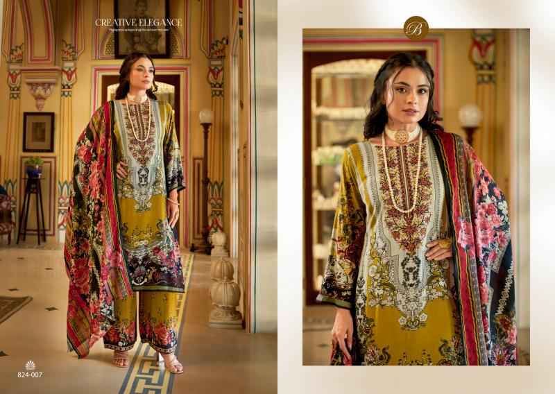 Belliza Dilshad Vol 4 Suits New Catalog Wholesale Price ( 8 Pcs Catalogue )