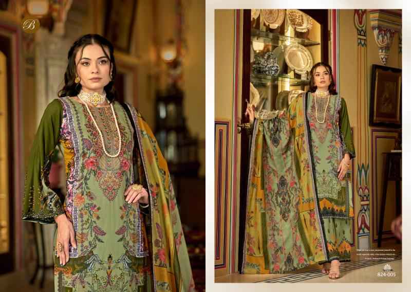 Belliza Dilshad Vol 4 Suits New Catalog Wholesale Price ( 8 Pcs Catalogue )