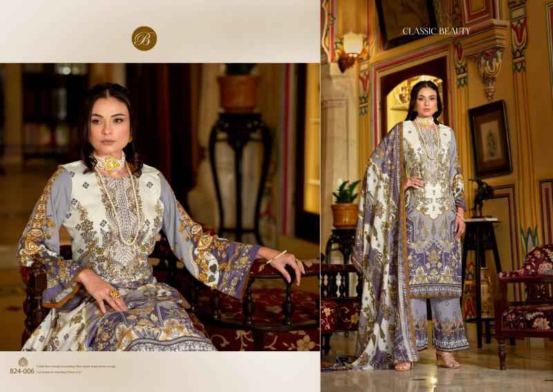 Belliza Dilshad Vol 4 Suits New Catalog Wholesale Price ( 8 Pcs Catalogue )