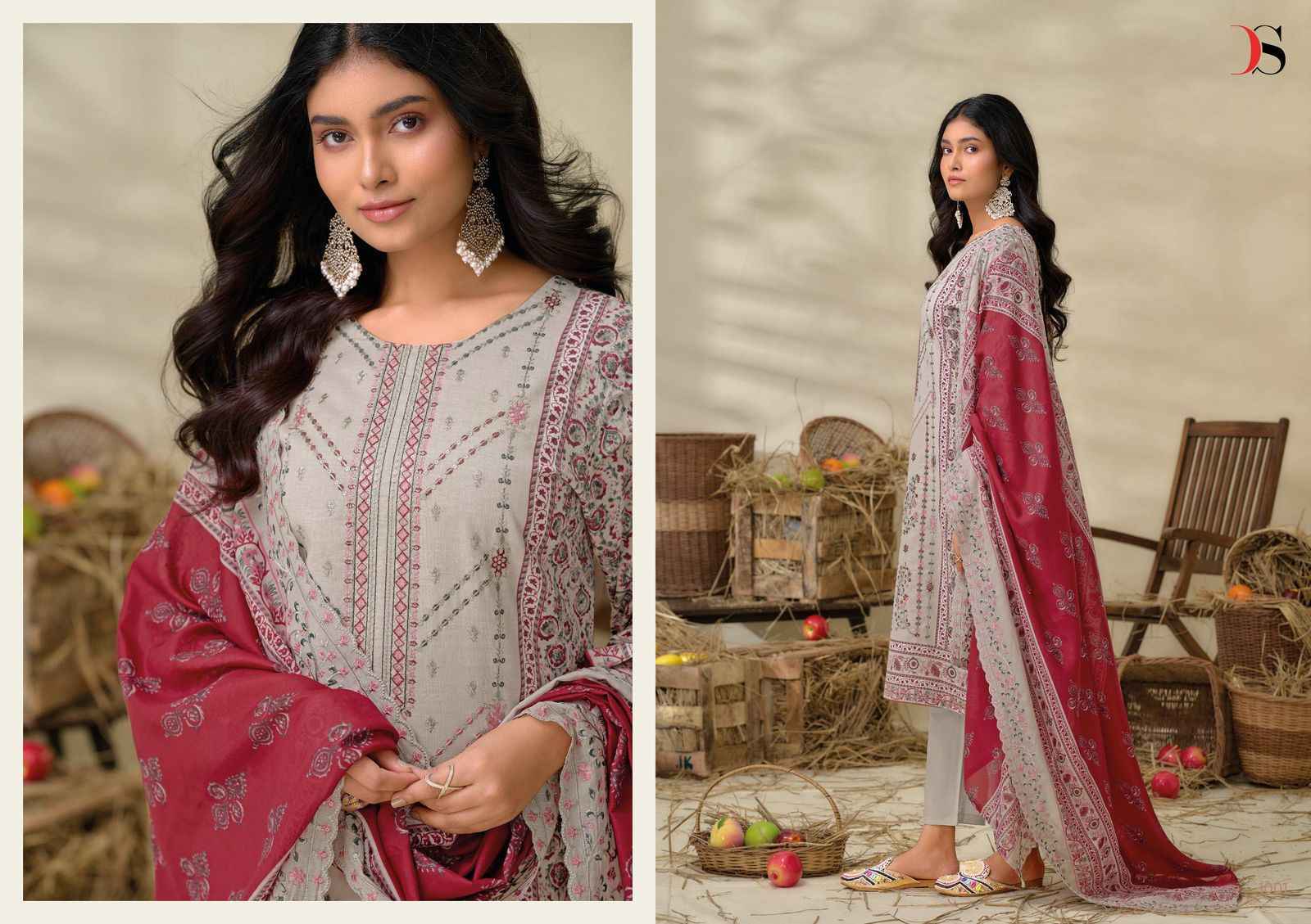 Deepsy Bin Saeed Vol-15 Cotton Salwar Kameez (6 pcs Catalogue)