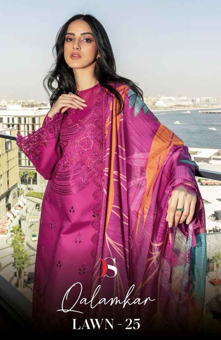 Deepsy Qalamkar Vol-25 Cotton Dress Material New Catalog (6 pcs Catalogue)