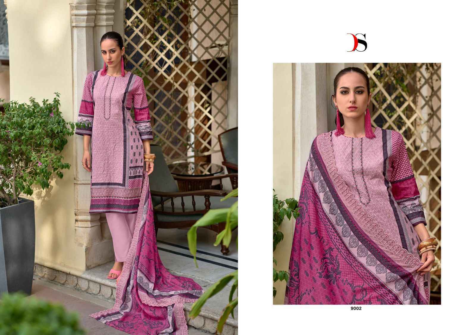 Deepsy Suits Bin Saeed Superhit Ladies Cotton Dress Material ( 4 pcs Catalogue )