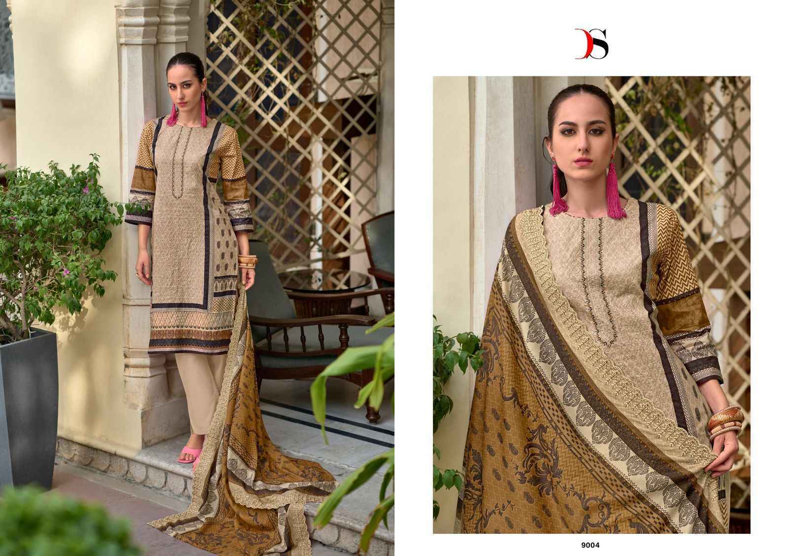 Deepsy Suits Bin Saeed Superhit Ladies Cotton Dress Material ( 4 pcs Catalogue )