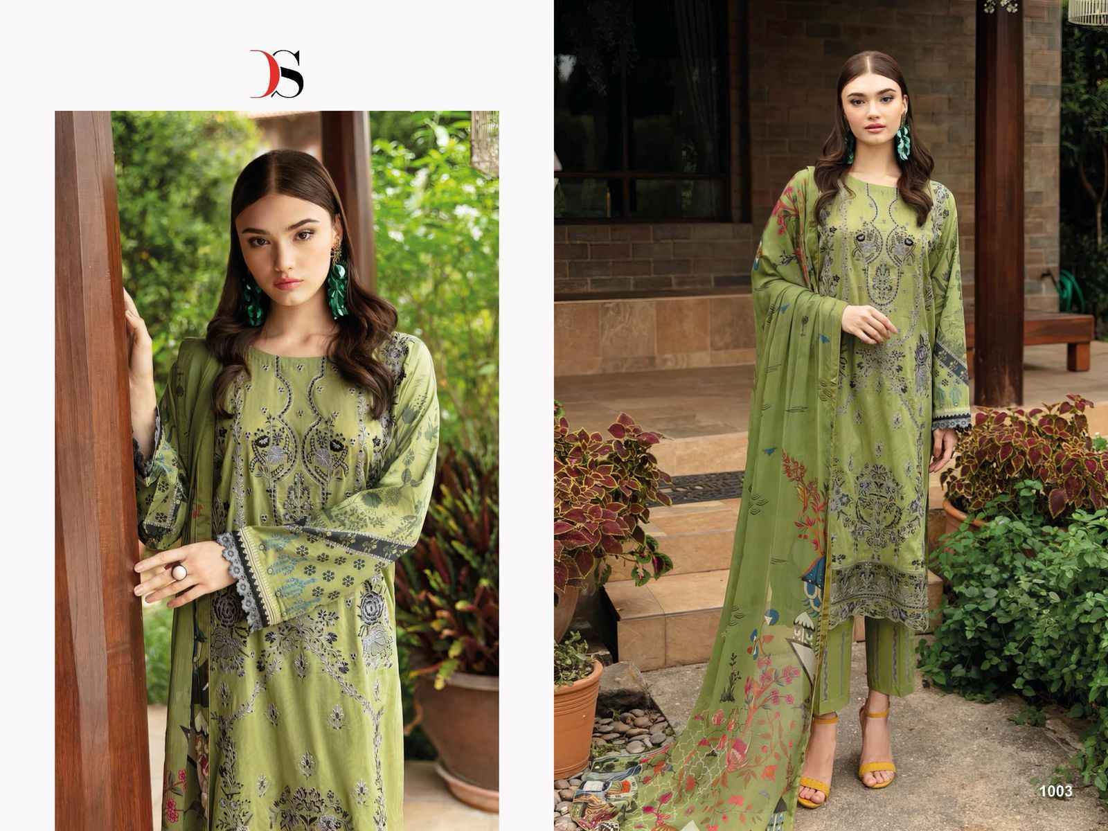 Deepsy Suits Cheveron Vol 14 Cotton Pakistani Dress Material ( 8 pcs Catalogue )