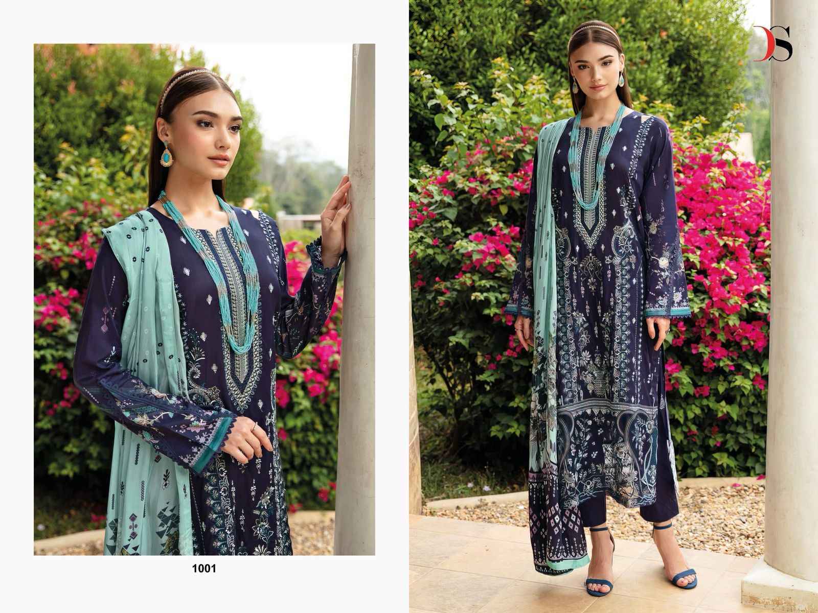 Deepsy Suits Cheveron Vol 14 Cotton Pakistani Dress Material ( 8 pcs Catalogue )