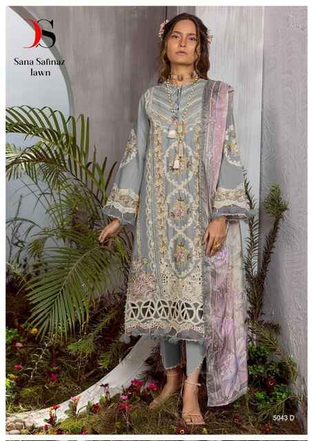 Deepsy Suits Sana Safinaz Lawn Cotton Dress Material Wholesale Price ( 4 pcs Catalogue )