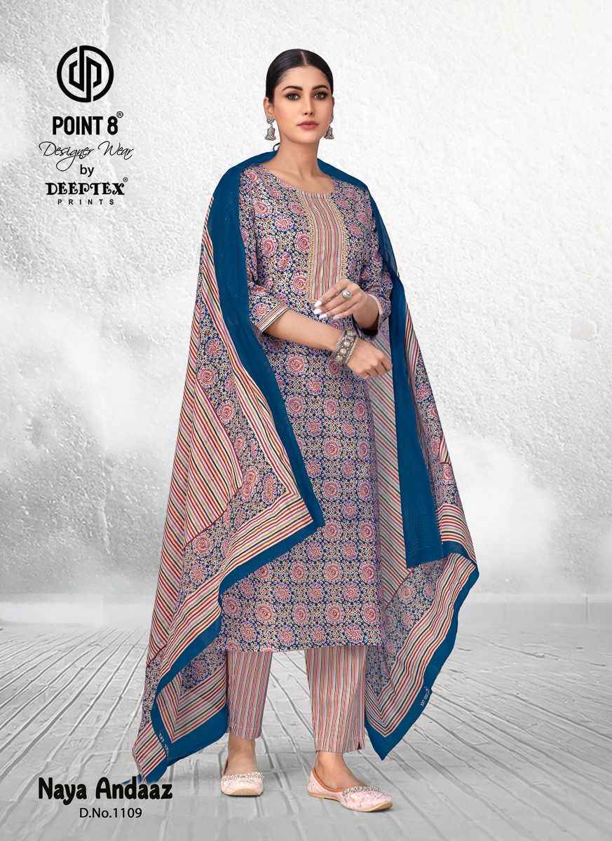 Deeptex Naya Andaaz Vol 11 Cotton Readymade Suits (10 pcs Catalogue)
