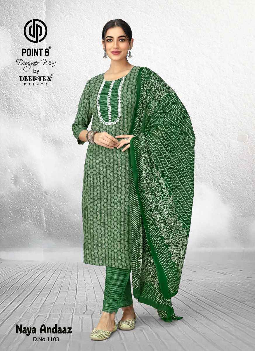 Deeptex Naya Andaaz Vol 11 Cotton Readymade Suits (10 pcs Catalogue)