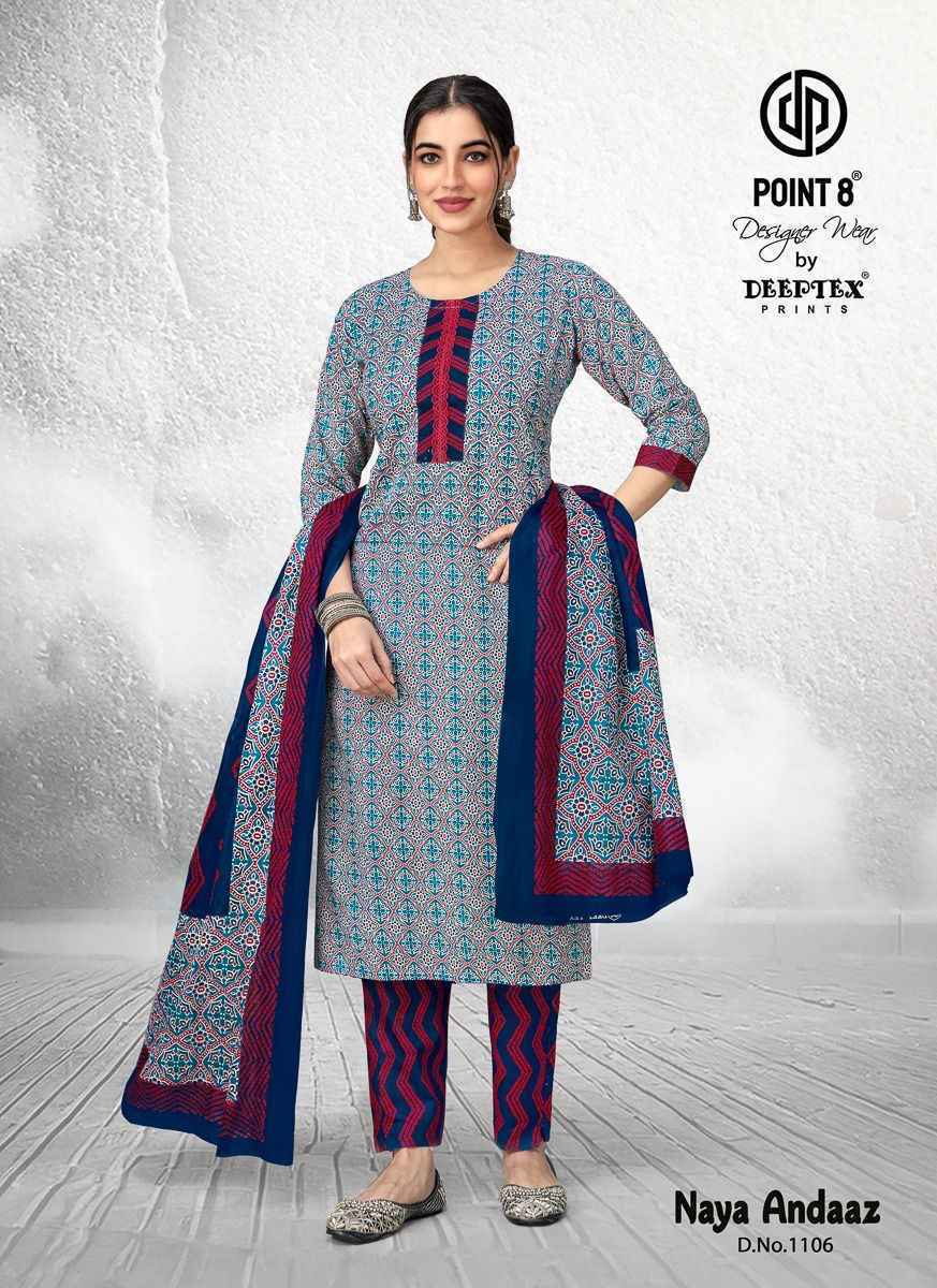 Deeptex Naya Andaaz Vol 11 Cotton Readymade Suits (10 pcs Catalogue)