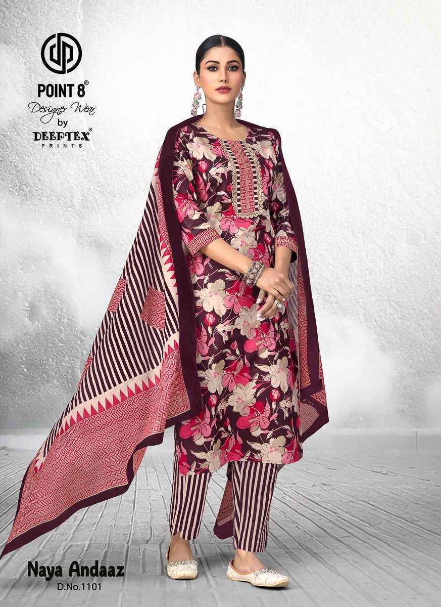 Deeptex Naya Andaaz Vol 11 Cotton Readymade Suits (10 pcs Catalogue)