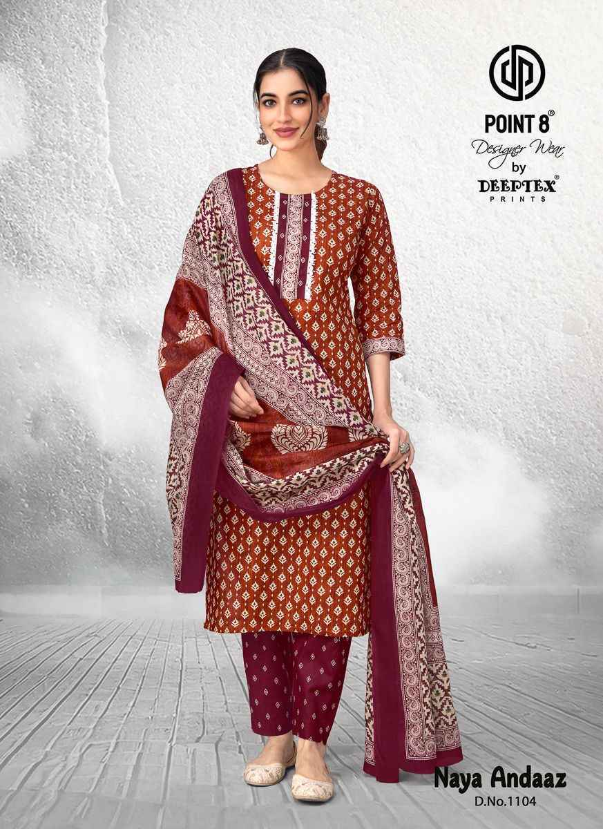 Deeptex Naya Andaaz Vol 11 Cotton Readymade Suits (10 pcs Catalogue)