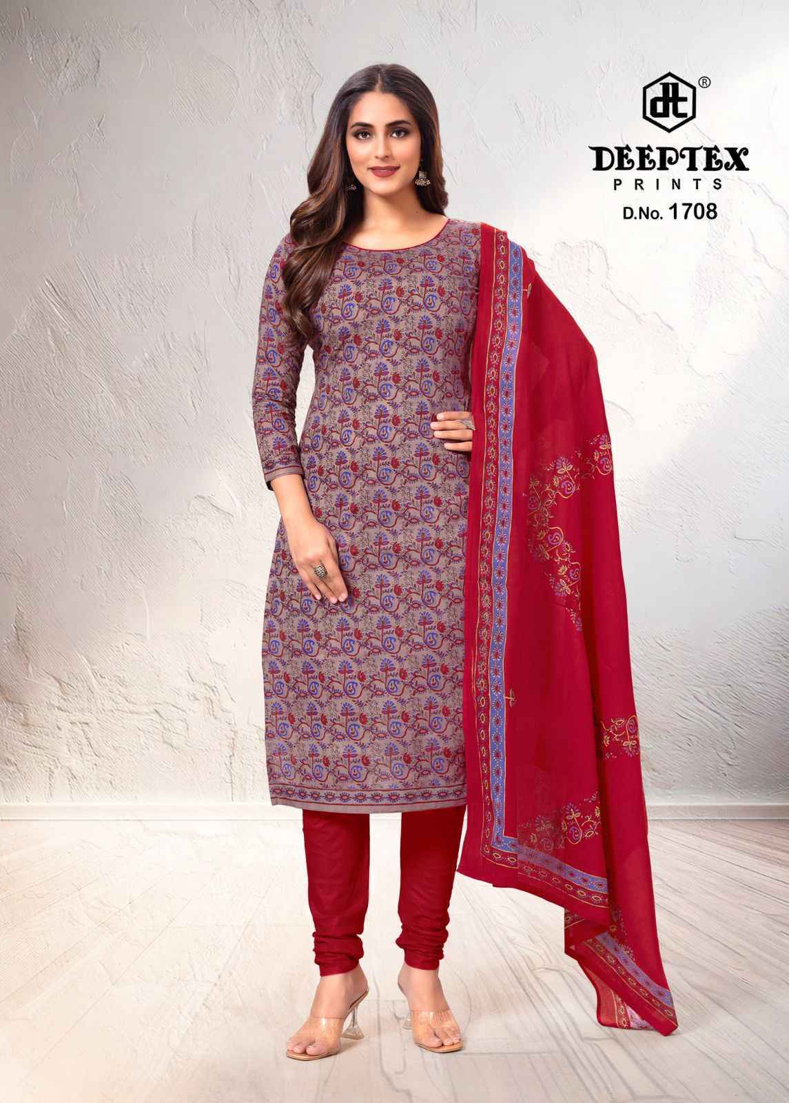 Deeptex Prints Tradition Vol-17 Cotton Salwar Suits Online Shopping (10 pcs Catalogue)
