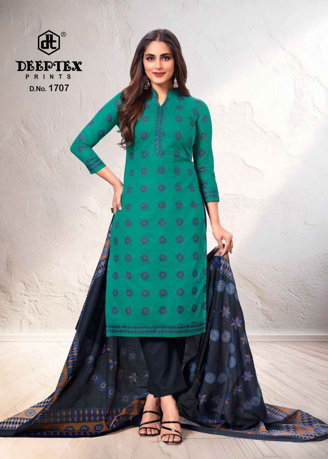 Deeptex Prints Tradition Vol-17 Cotton Salwar Suits Online Shopping (10 pcs Catalogue)