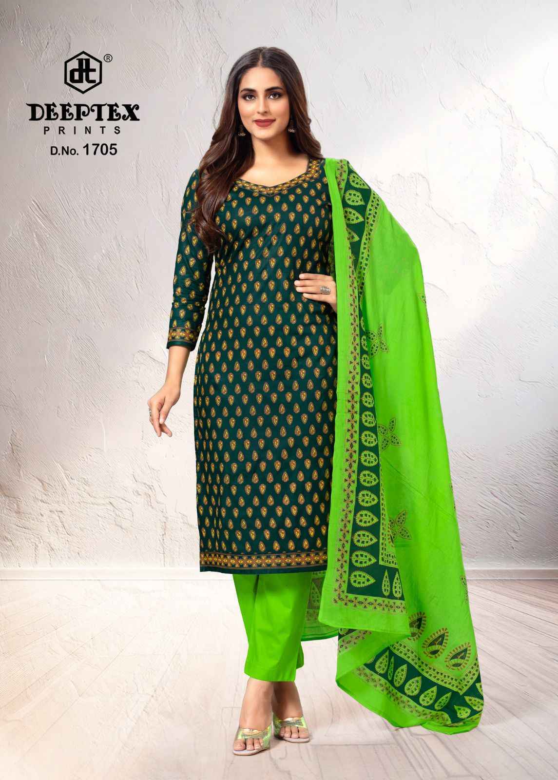 Deeptex Prints Tradition Vol-17 Cotton Salwar Suits Online Shopping (10 pcs Catalogue)