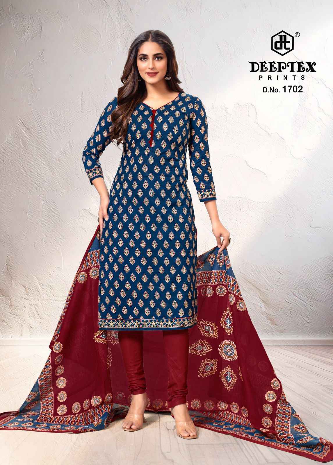 Deeptex Prints Tradition Vol-17 Cotton Salwar Suits Online Shopping (10 pcs Catalogue)