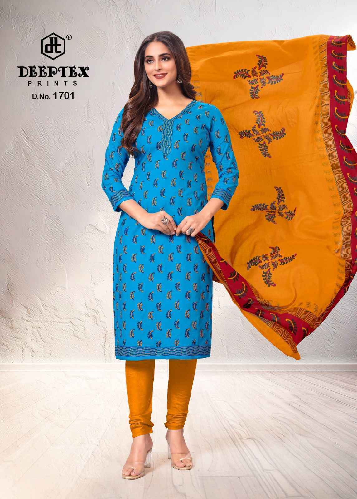 Deeptex Prints Tradition Vol-17 Cotton Salwar Suits Online Shopping (10 pcs Catalogue)