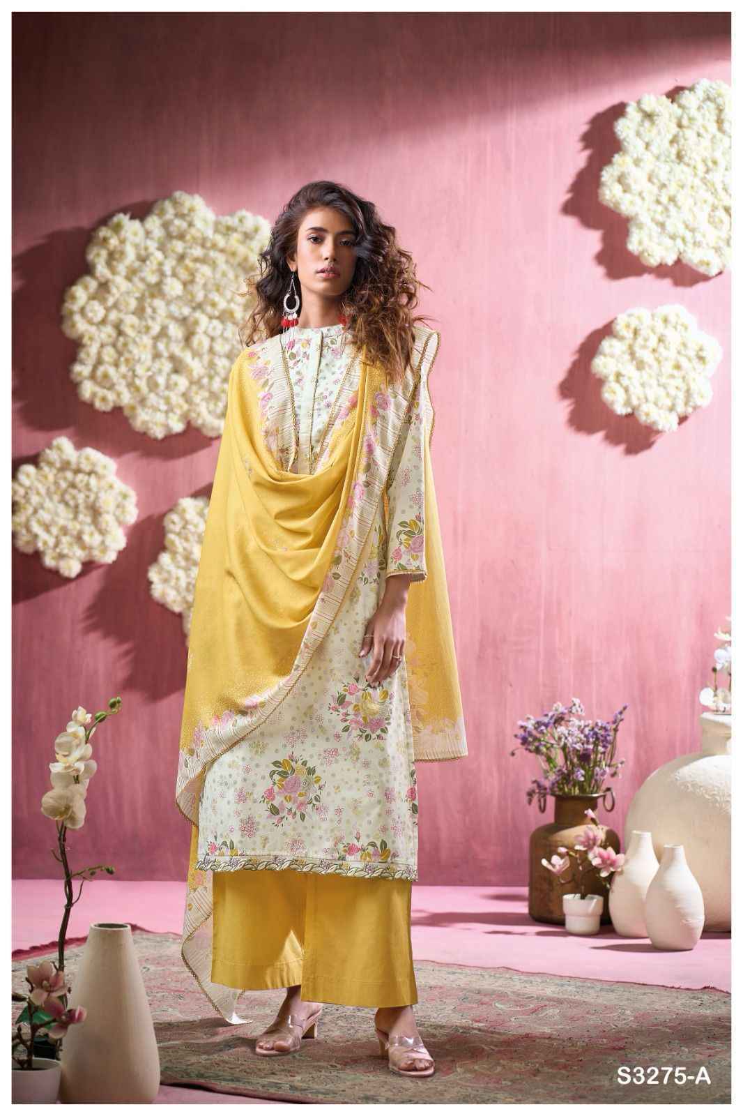 Ganga Abuor 3275 Cotton Salwar Kameez Wholesale Price ( 4 Pcs Catalog )