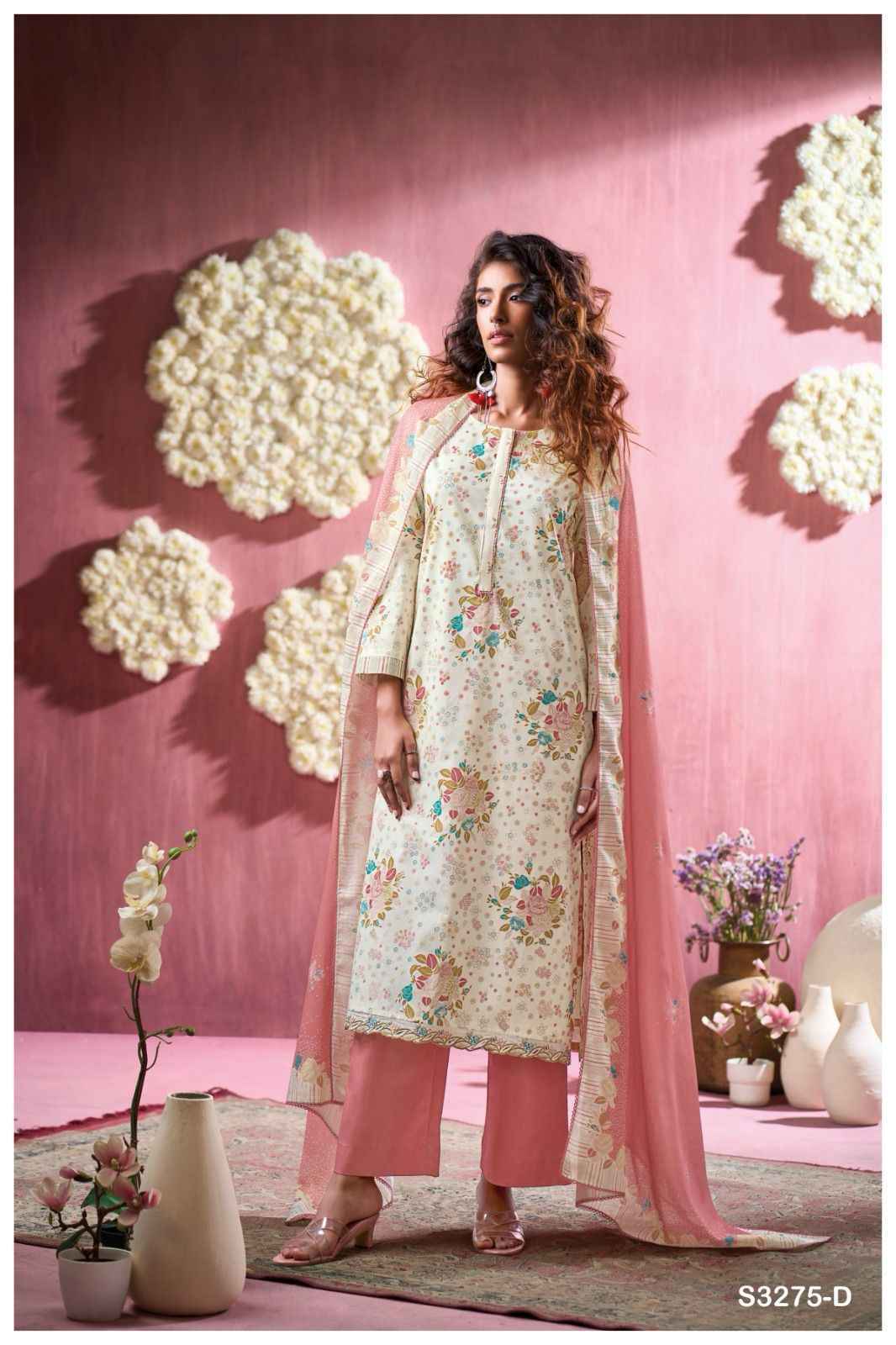 Ganga Abuor 3275 Cotton Salwar Kameez Wholesale Price ( 4 Pcs Catalog )