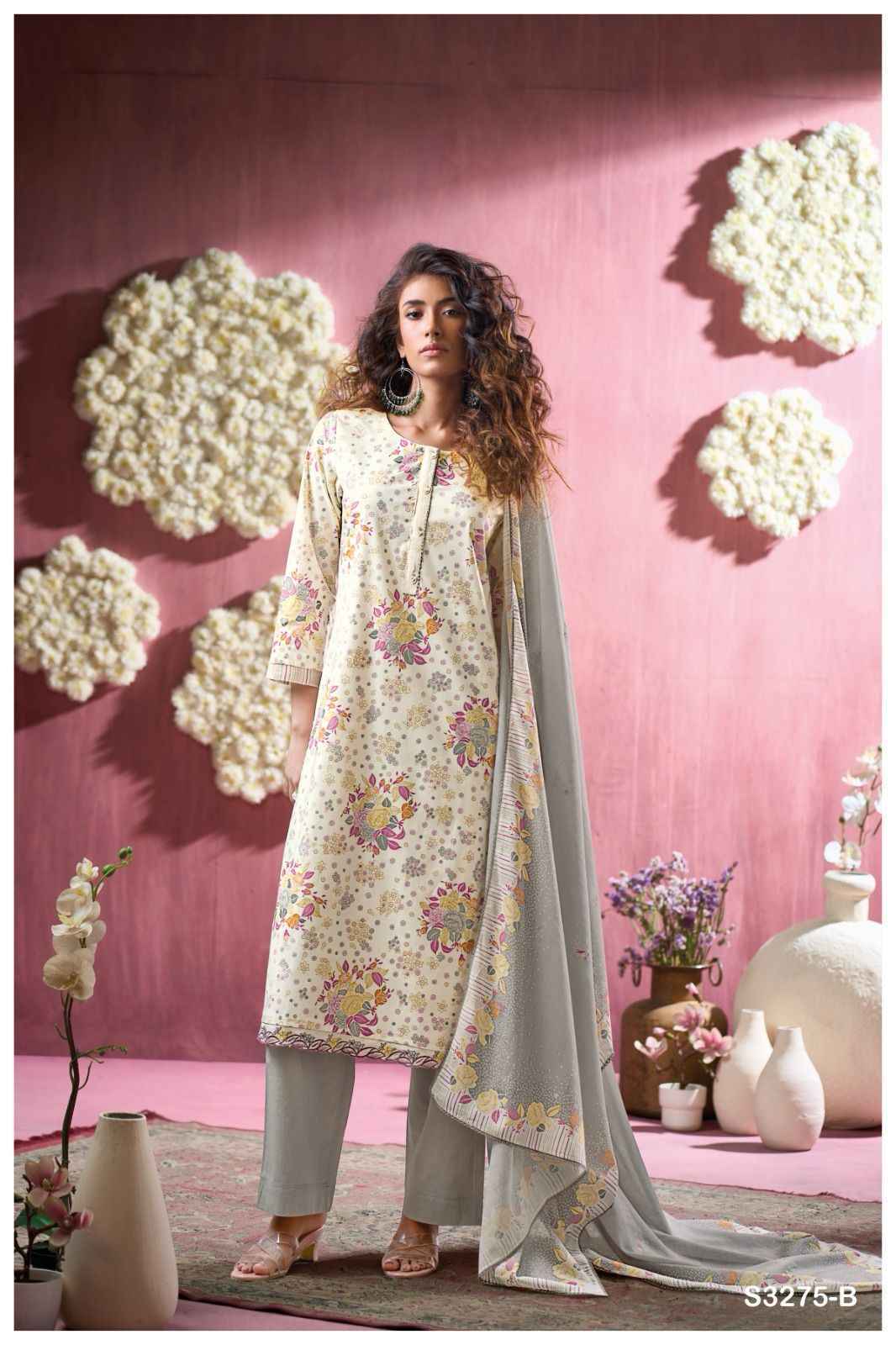 Ganga Abuor 3275 Cotton Salwar Kameez Wholesale Price ( 4 Pcs Catalog )