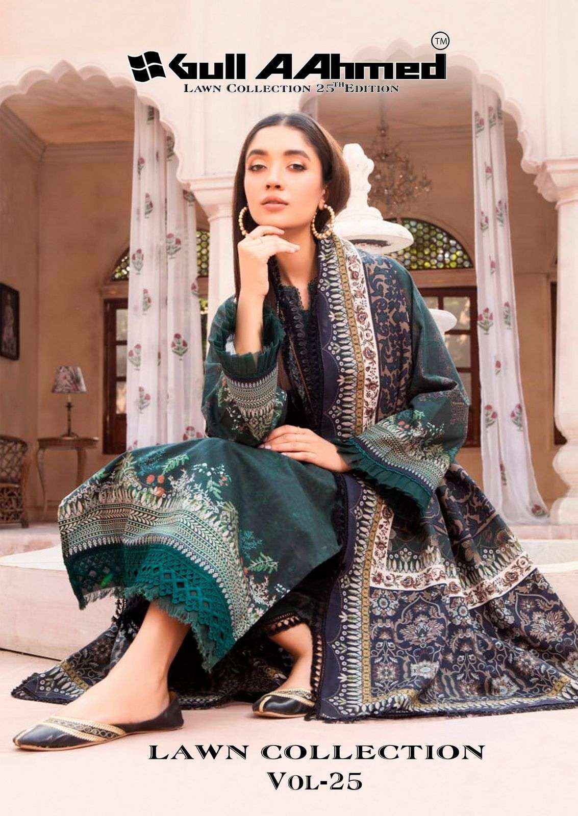 Gull A Ahmed Lawn Vol 25 Wholesale Lawn Pakistani Suits ( 6 Pcs Catalogue )