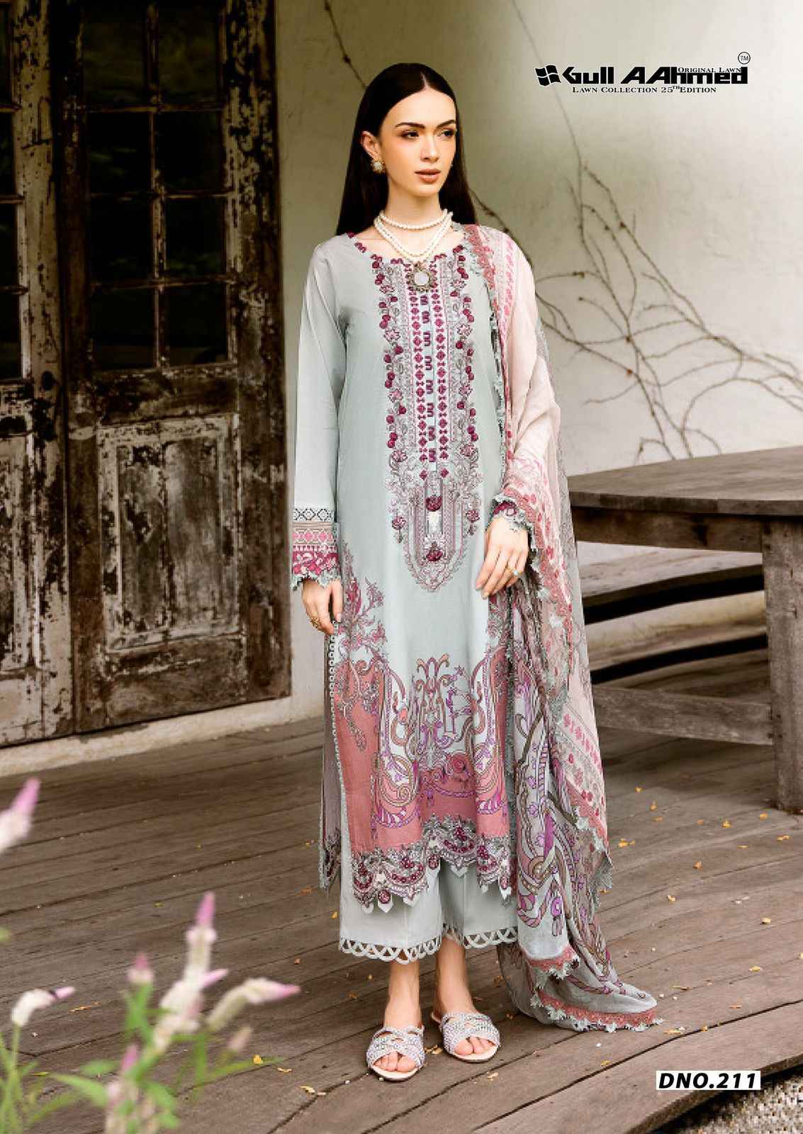 Gull A Ahmed Lawn Vol 25 Wholesale Lawn Pakistani Suits ( 6 Pcs Catalogue )