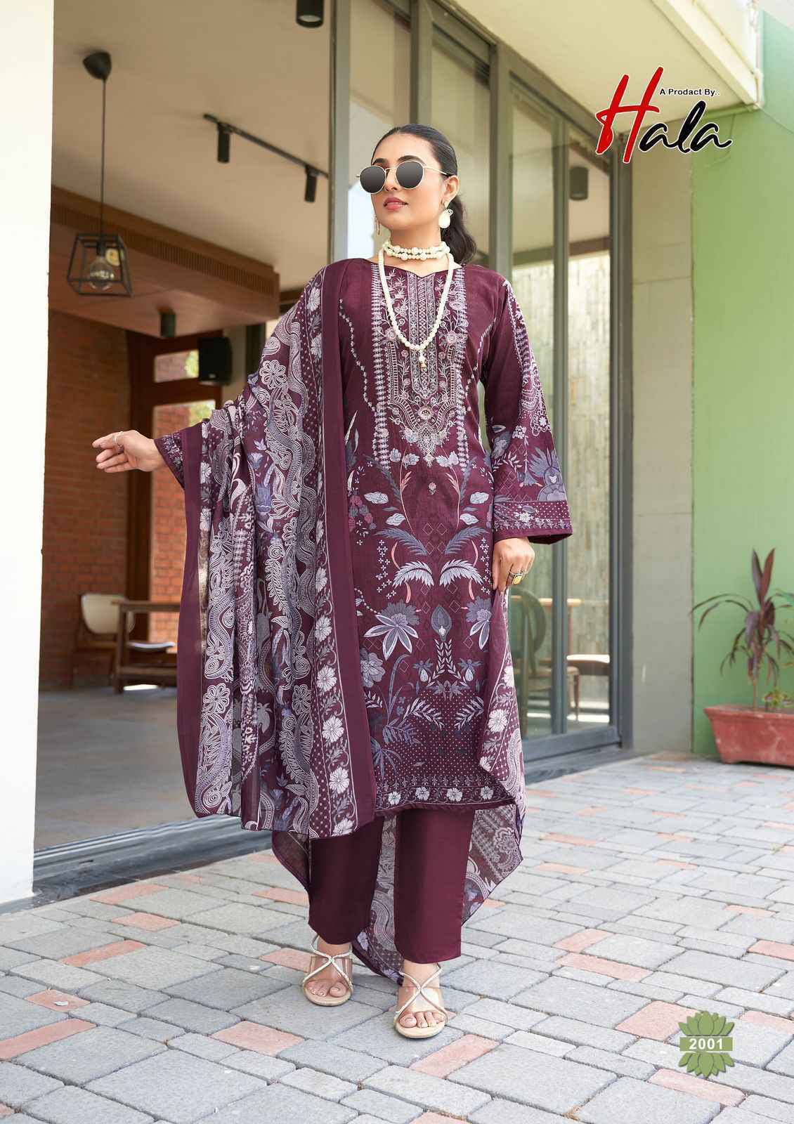 Hala Naira Vol 2 Cotton Pakistani Suits Surat Wholesaler ( 8 pcs Catalogue )