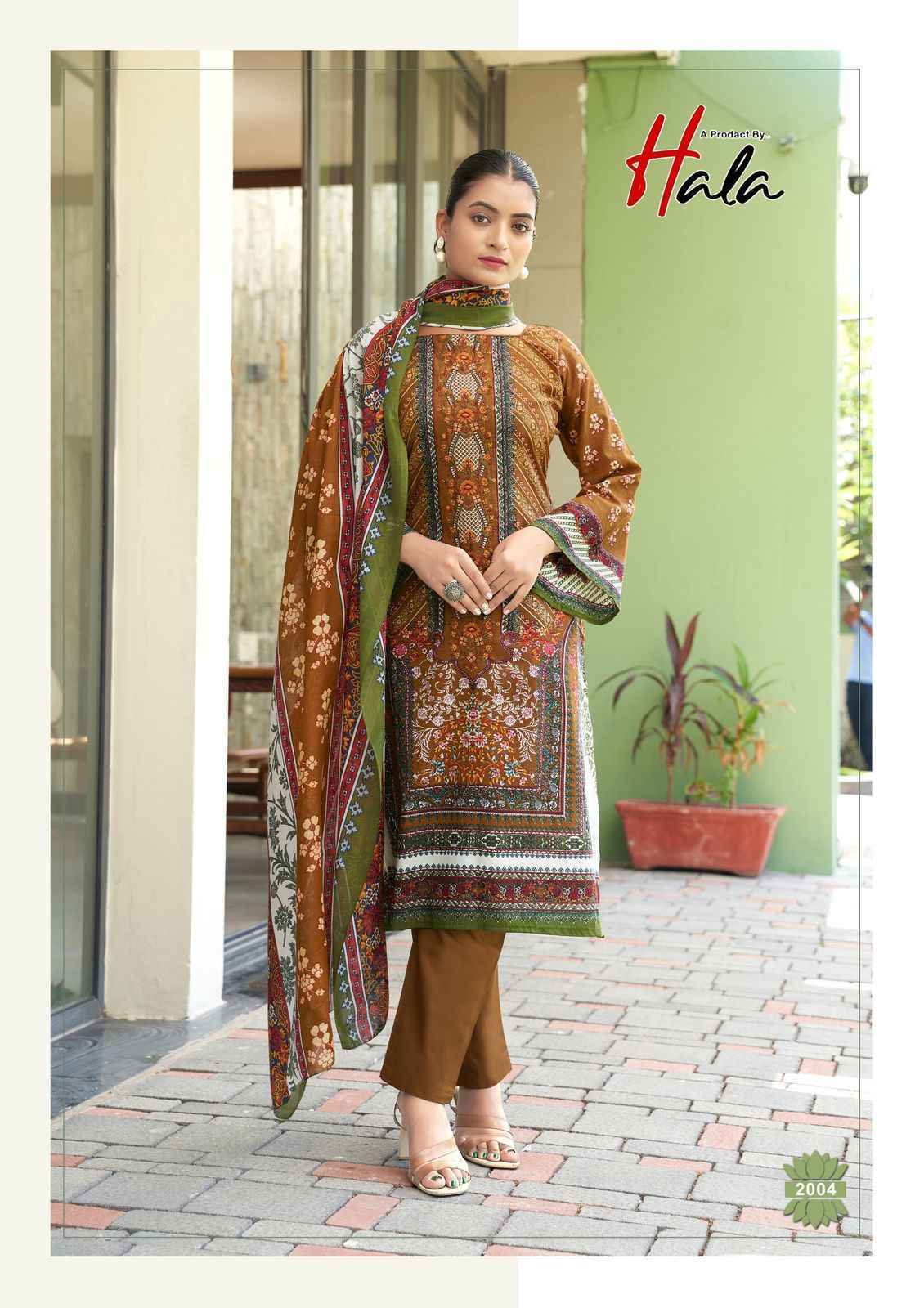 Hala Naira Vol 2 Cotton Pakistani Suits Surat Wholesaler ( 8 pcs Catalogue )