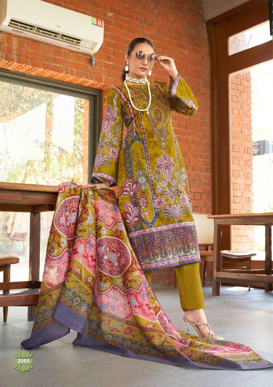 Hala Naira Vol 2 Cotton Pakistani Suits Surat Wholesaler ( 8 pcs Catalogue )