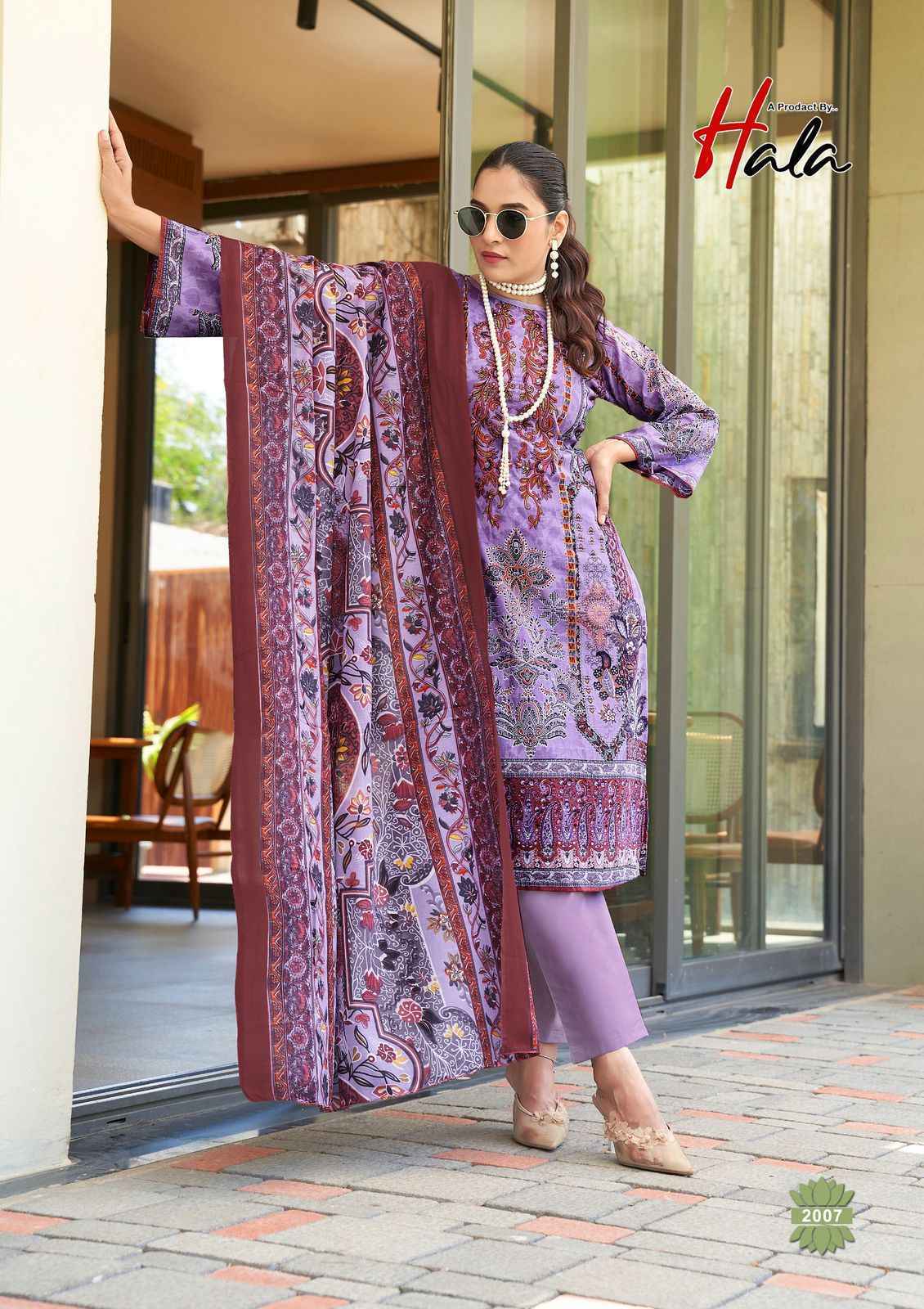 Hala Naira Vol 2 Cotton Pakistani Suits Surat Wholesaler ( 8 pcs Catalogue )