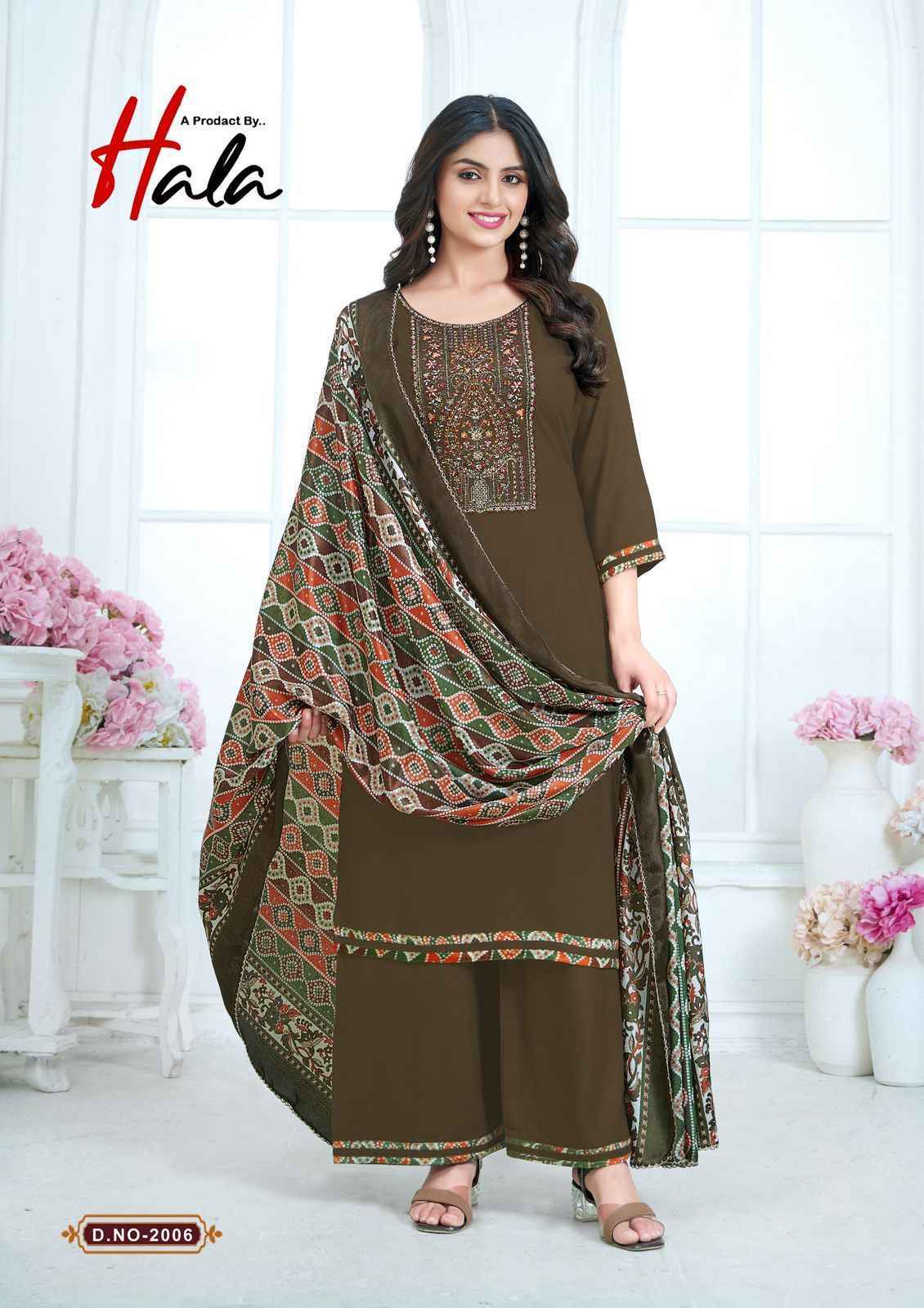 Hala Nigaar Vol 2 Rayon Suits Latest Catalog Online Shopping ( 8 pcs Catalogue )