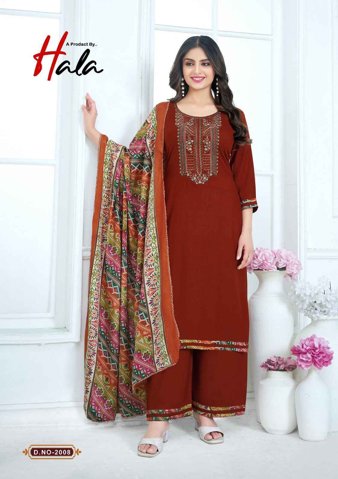 Hala Nigaar Vol 2 Rayon Suits Latest Catalog Online Shopping ( 8 pcs Catalogue )