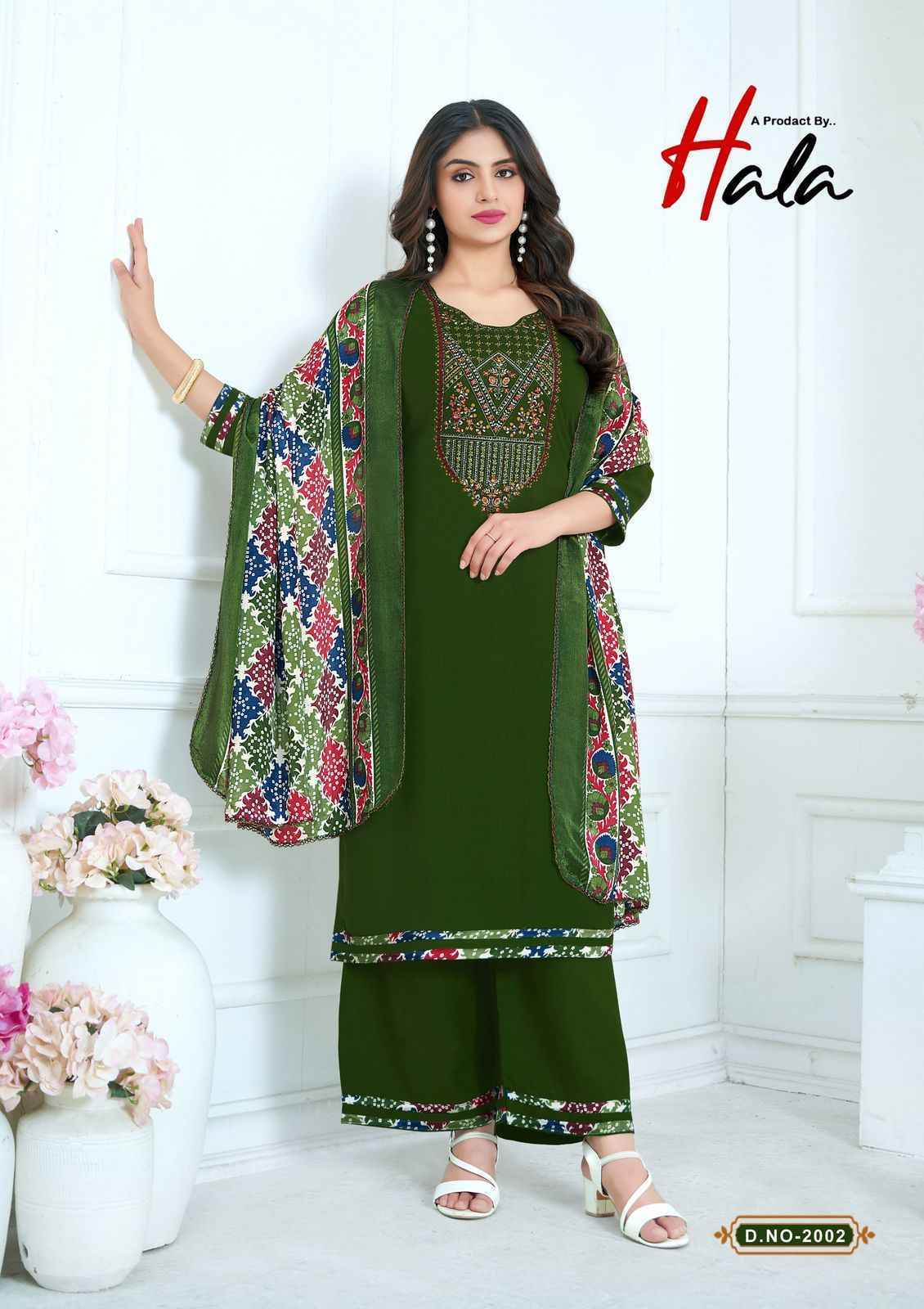 Hala Nigaar Vol 2 Rayon Suits Latest Catalog Online Shopping ( 8 pcs Catalogue )