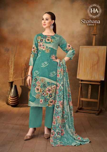 Harshit Fashion Shabana Wholesale - Viscouse Rayon Dress Material ( 6 pcs Catalogue )