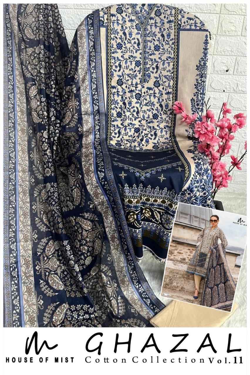 House Of Mist Ghazal Cotton Vol 11 Cotton Dress Material ( 6 pcs Catalogue )