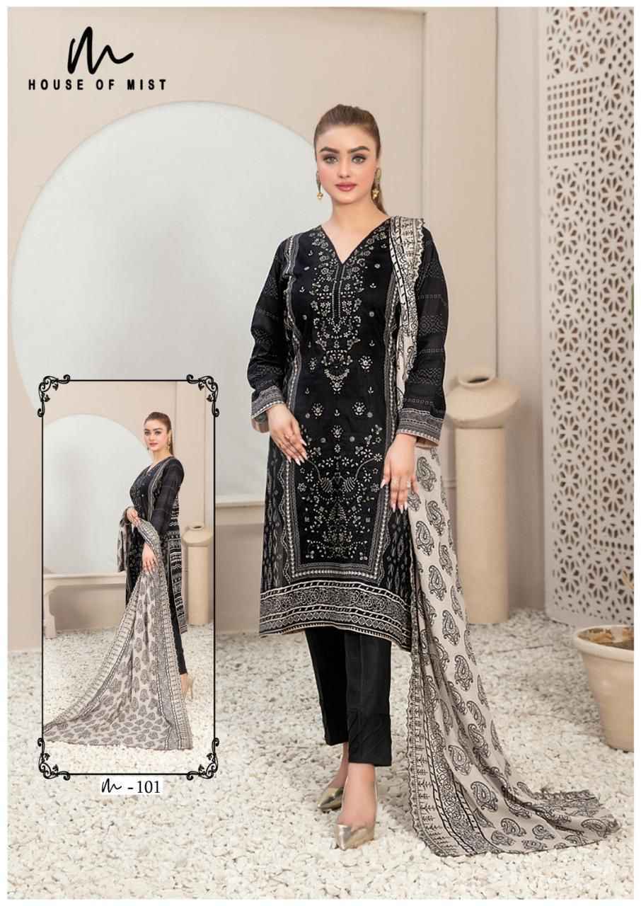House Of Mist Ghazal Cotton Vol 11 Cotton Dress Material ( 6 pcs Catalogue )
