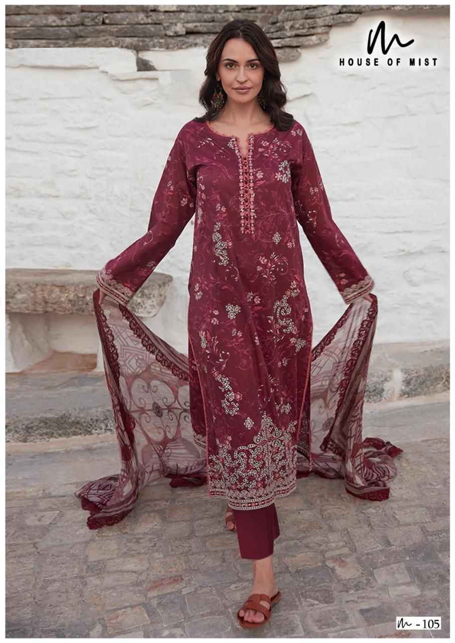 House Of Mist Ghazal Cotton Vol 11 Cotton Dress Material ( 6 pcs Catalogue )